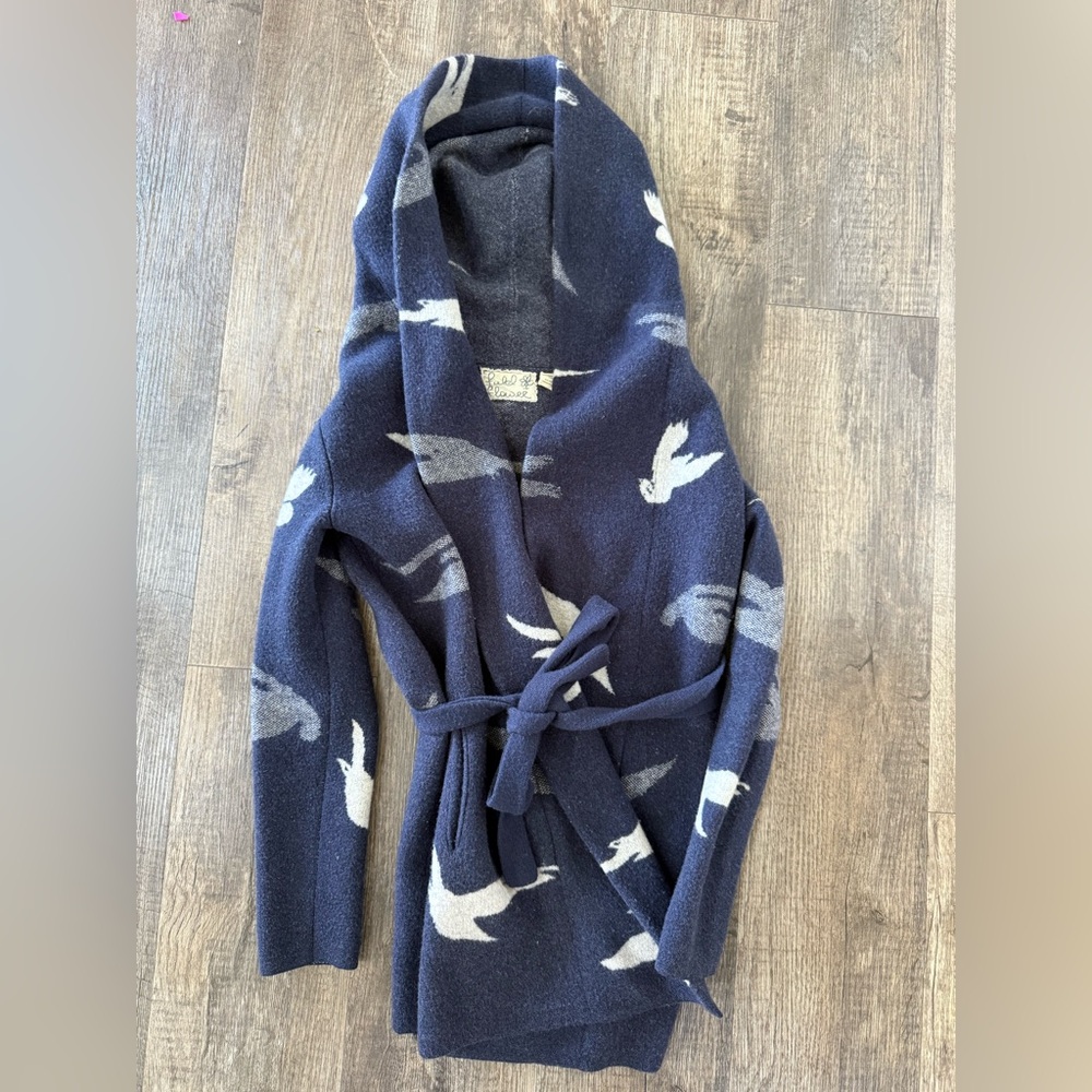 Anthropologie Field & Flower Wool Blend Coat XS